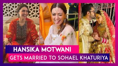 Hansika Motwani Gets Married To Sohael  Khaturiya; Pictures From The Grand Wedding Go Viral